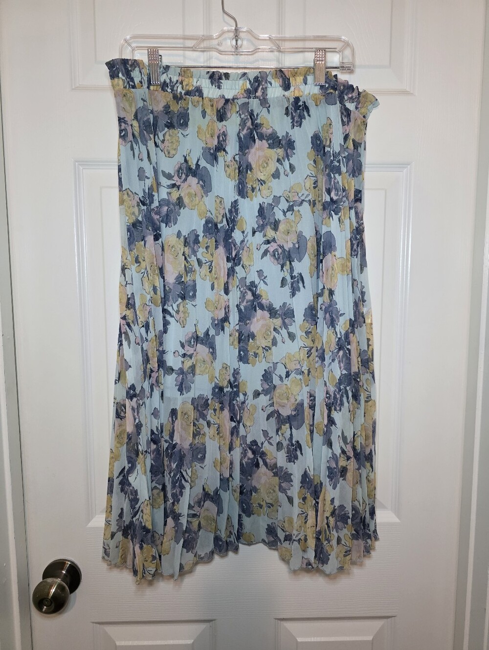 Disney Cinderella Floral Pleated Skirt Sz XL